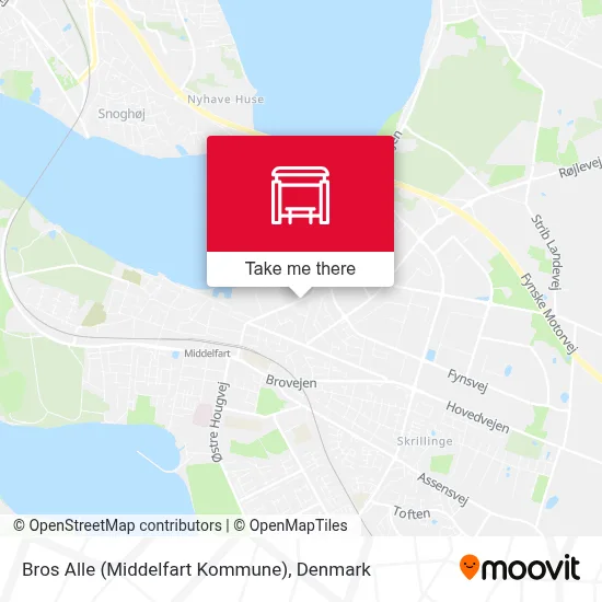 Bros Alle (Middelfart Kommune) map