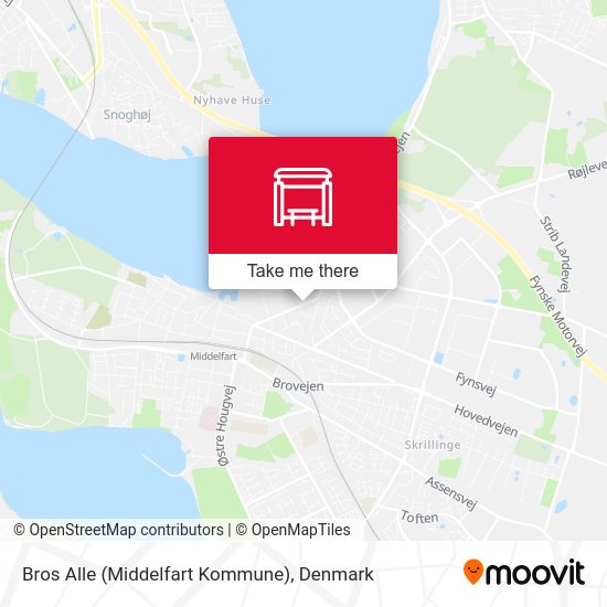 Bros Alle (Middelfart Kommune) map