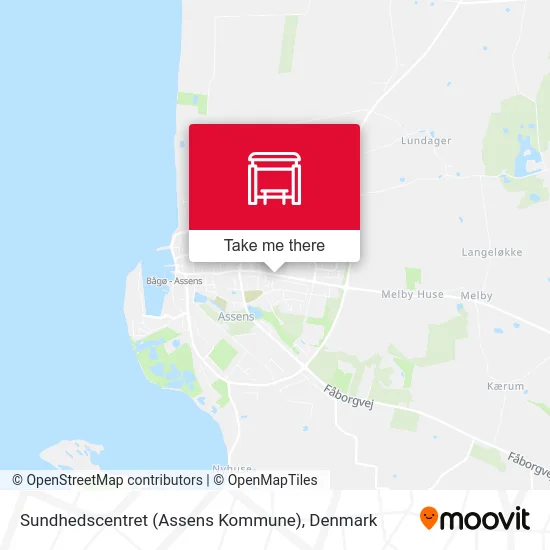 Sundhedscentret (Assens Kommune) map