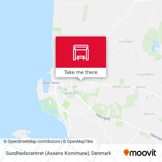 Sundhedscentret (Assens Kommune) map