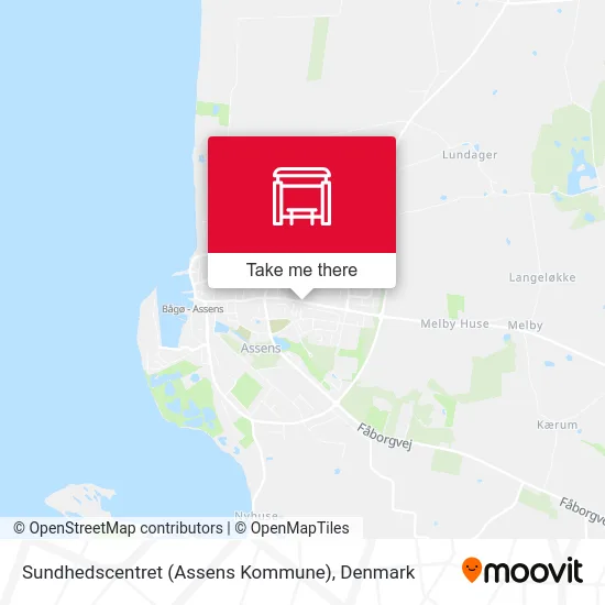 Sundhedscentret (Assens Kommune) map