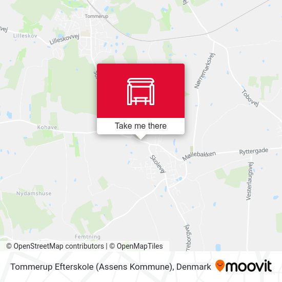 Tommerup Efterskole (Assens Kommune) map