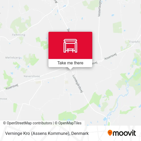 Verninge Kro (Assens Kommune) map