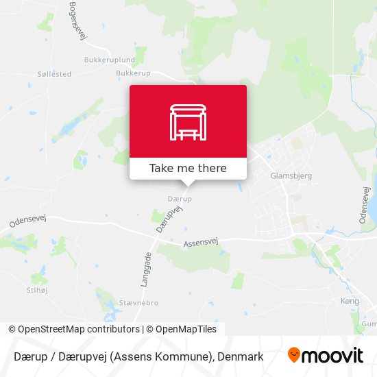 Dærup / Dærupvej (Assens Kommune) map