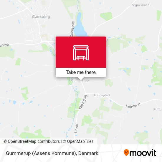 Gummerup (Assens Kommune) map