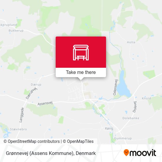 Grønnevej (Assens Kommune) map