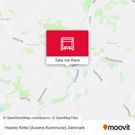 Haarby Kirke (Assens Kommune) map