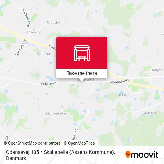 Odensevej 135 / Skallebølle (Assens Kommune) map
