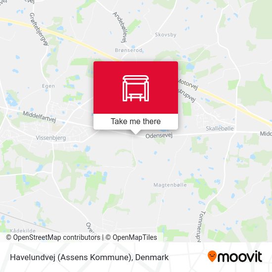 Havelundvej (Assens Kommune) map