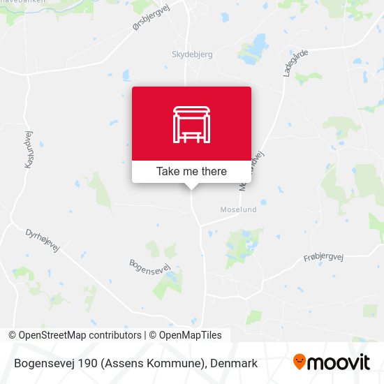 Bogensevej 190 (Assens Kommune) map