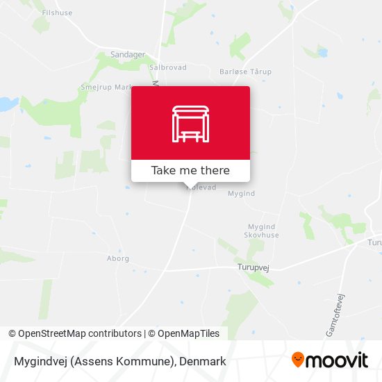 Mygindvej (Assens Kommune) map