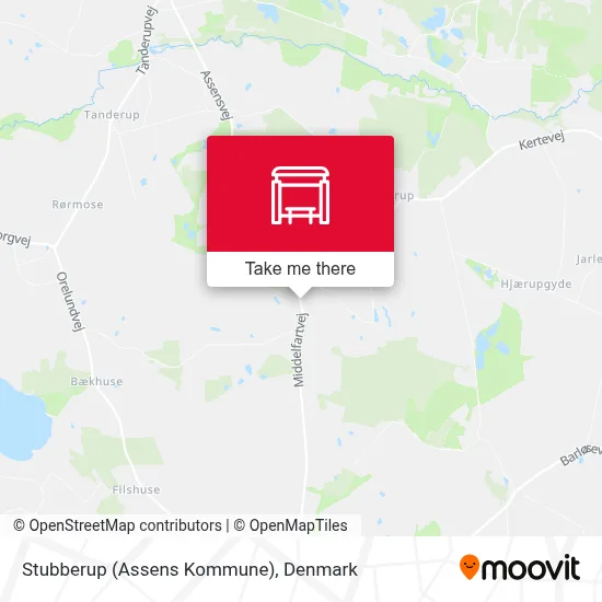 Stubberup (Assens Kommune) map