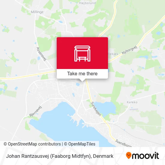Johan Rantzausvej (Faaborg Midtfyn) map