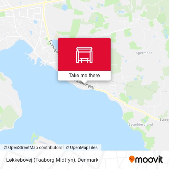 Løkkebovej (Faaborg Midtfyn) map