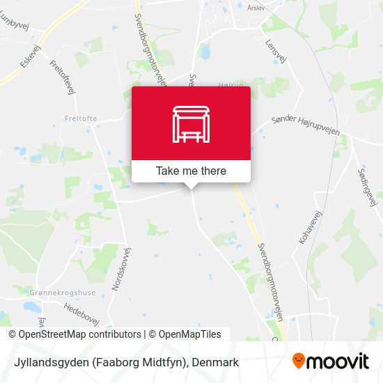 Jyllandsgyden (Faaborg Midtfyn) map