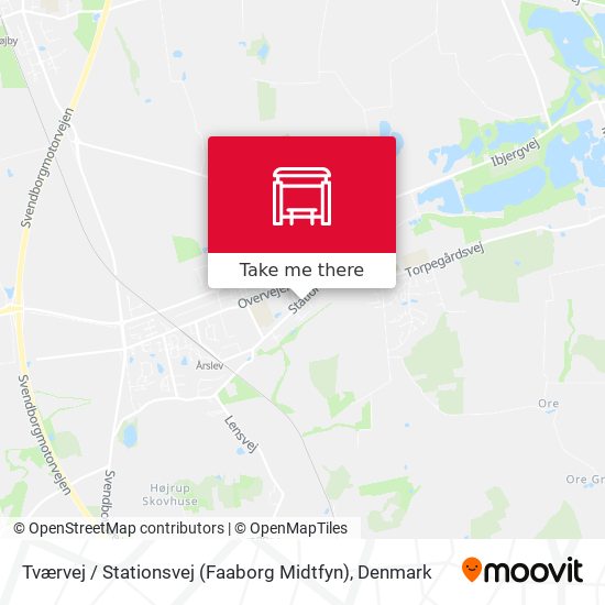 Tværvej / Stationsvej (Faaborg Midtfyn) map