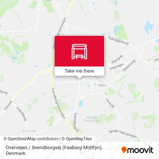 Overvejen / Svendborgvej (Faaborg Midtfyn) map
