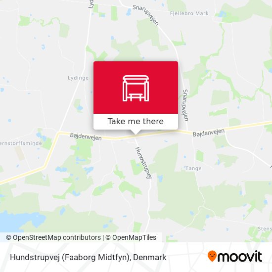 Hundstrupvej (Faaborg Midtfyn) map