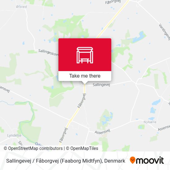 Sallingevej / Fåborgvej (Faaborg Midtfyn) map