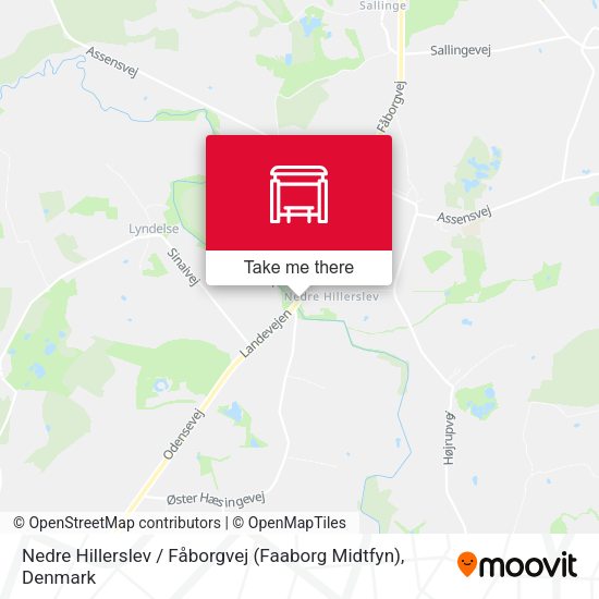 Nedre Hillerslev / Fåborgvej (Faaborg Midtfyn) map