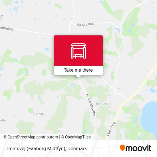 Trentevej (Faaborg Midtfyn) map