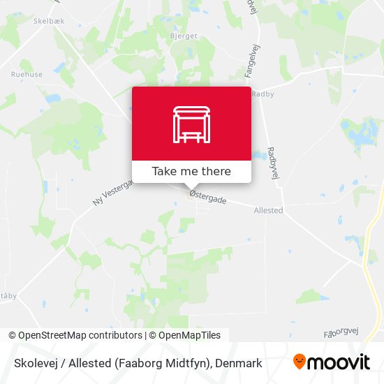 Skolevej / Allested (Faaborg Midtfyn) map