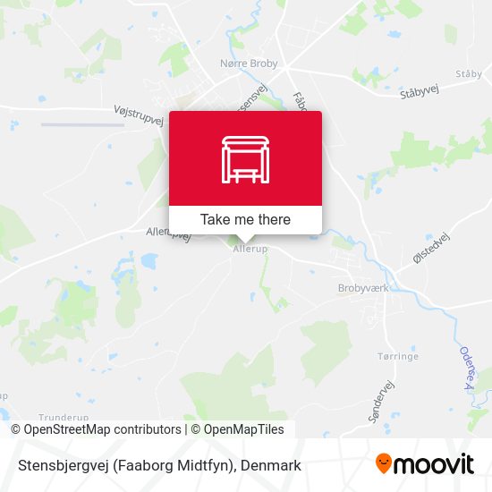 Stensbjergvej (Faaborg Midtfyn) map
