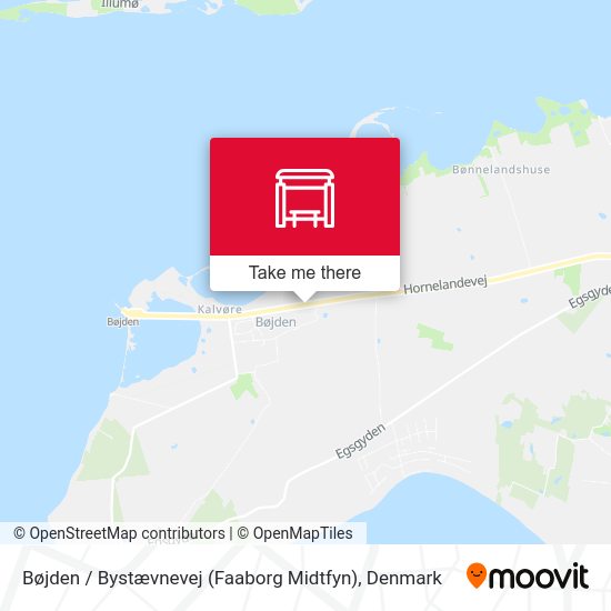 Bøjden / Bystævnevej (Faaborg Midtfyn) map