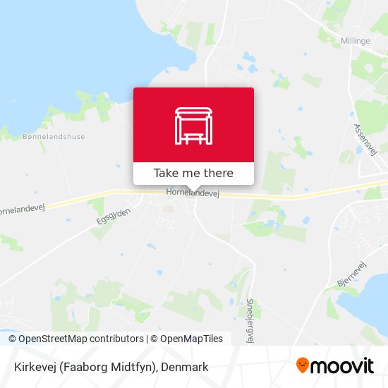 Kirkevej (Faaborg Midtfyn) map