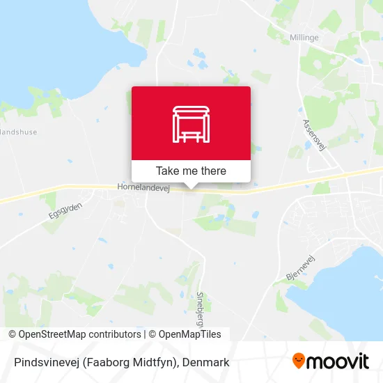 Pindsvinevej (Faaborg Midtfyn) map