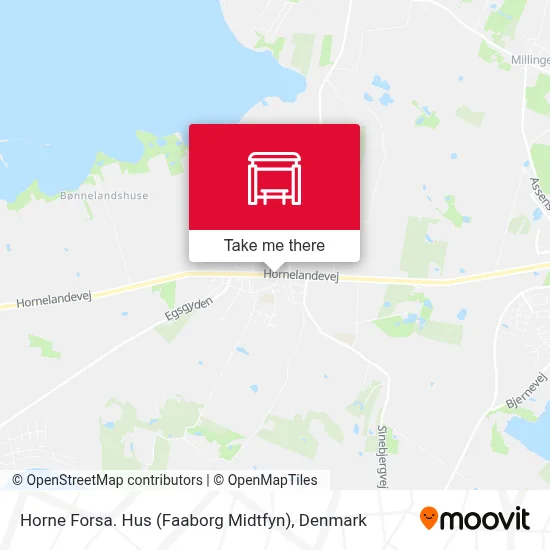 Horne Forsa. Hus (Faaborg Midtfyn) map