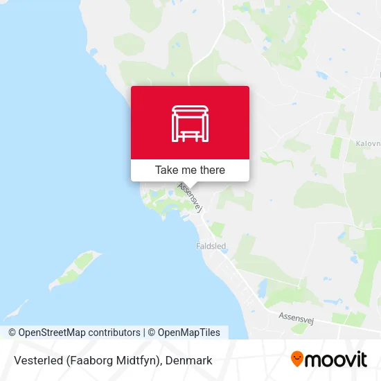 Vesterled (Faaborg Midtfyn) map