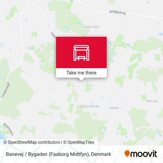 Banevej / Bygaden (Faaborg Midtfyn) map