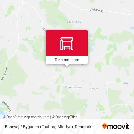 Banevej / Bygaden (Faaborg Midtfyn) map