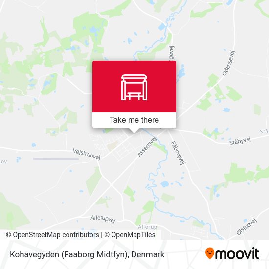 Kohavegyden (Faaborg Midtfyn) map