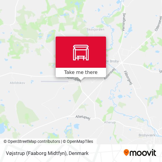 Vøjstrup (Faaborg Midtfyn) map
