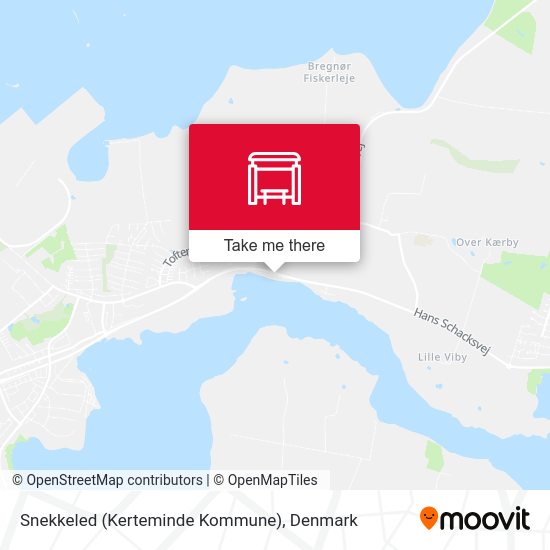 Snekkeled (Kerteminde Kommune) map