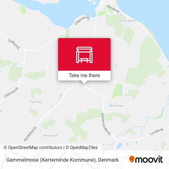 Gammelmose (Kerteminde Kommune) map