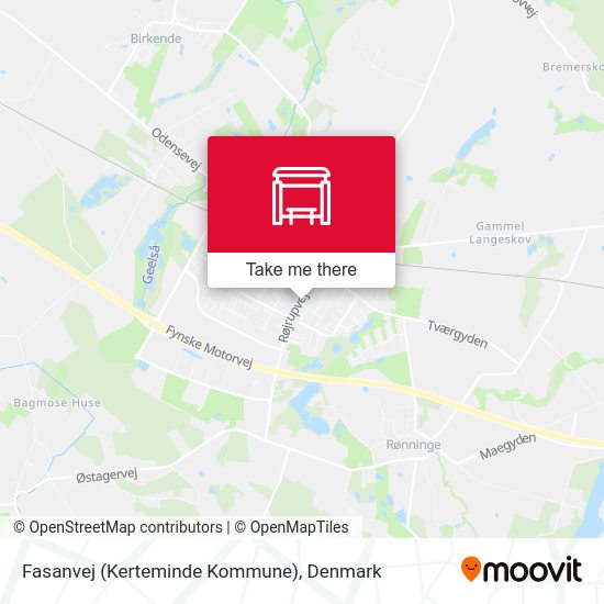 Fasanvej (Kerteminde Kommune) map