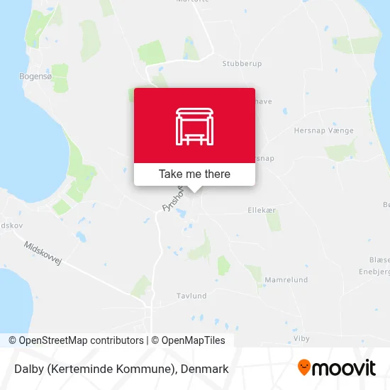 Dalby (Kerteminde Kommune) map