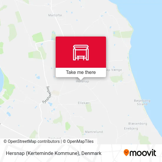 Hersnap (Kerteminde Kommune) map