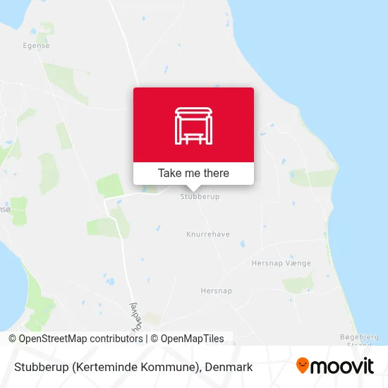 Stubberup (Kerteminde Kommune) map