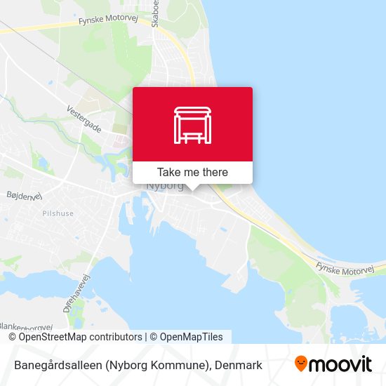 Banegårdsalleen (Nyborg Kommune) map