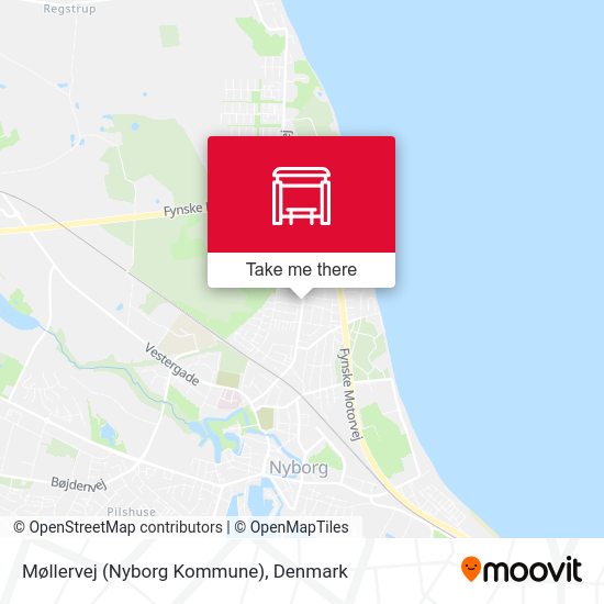 Møllervej (Nyborg Kommune) map