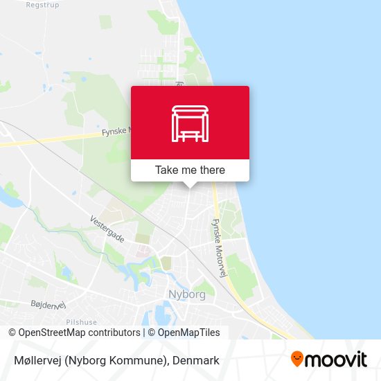 Møllervej (Nyborg Kommune) map