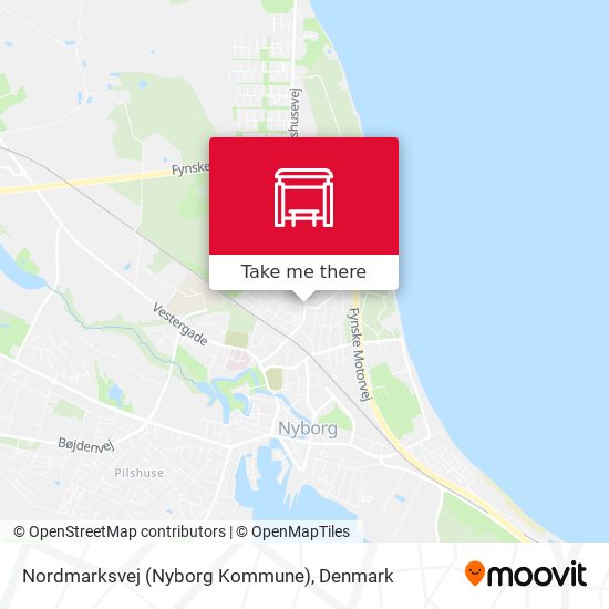 Nordmarksvej (Nyborg Kommune) map