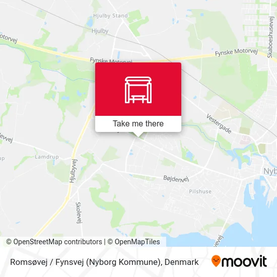 Romsøvej / Fynsvej (Nyborg Kommune) map