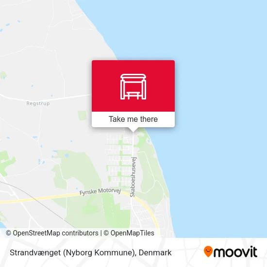 Strandvænget (Nyborg Kommune) map