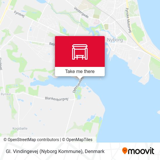 Gl. Vindingevej (Nyborg Kommune) map