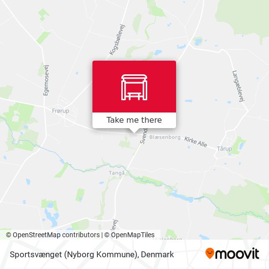 Sportsvænget (Nyborg Kommune) map